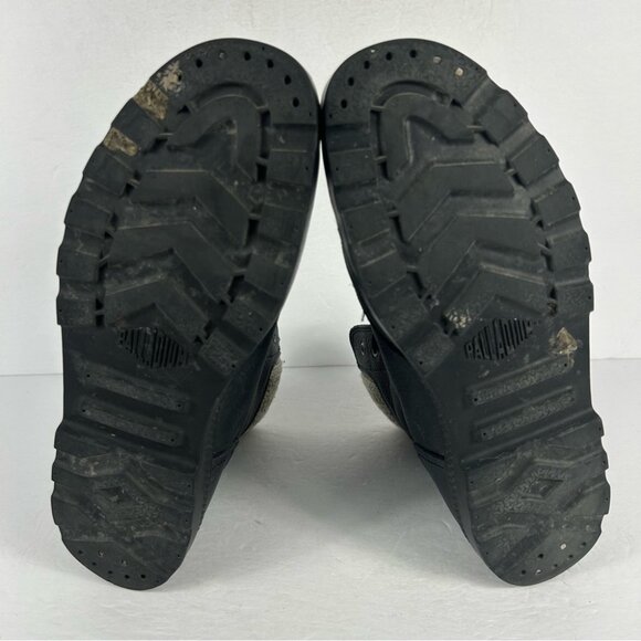 ❤️ Palladium Black Boots with Knit Detail 8.5 - Picture 7 of 8
